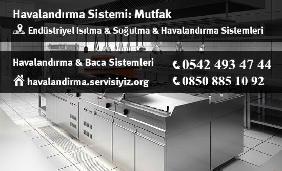 Türkiye'de Mutfak Havalandırma Sistemleri, Mutfak Havalandırmacı İletişim