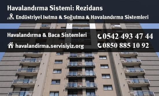Türkiye'de Rezidans Havalandırma Sistemleri, Rezidans Havalandırmacı İletişim