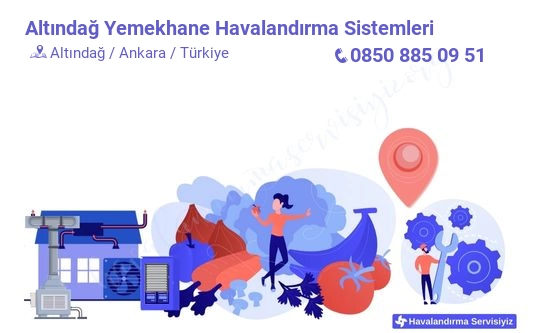 Altındağ yemekhane havalandırma sistemleri servisi iletişim bilgileri