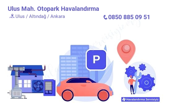 Ulus otopark havalandırma sistemleri imalat firması iletişim bilgileri