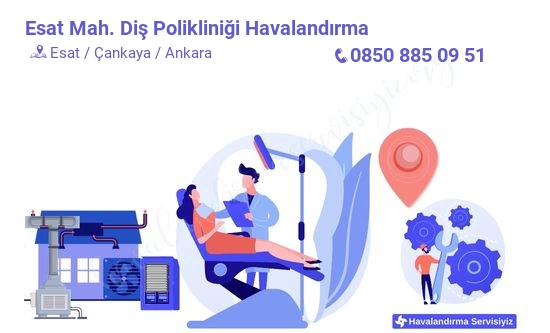 Esat diş polikliniği havalandırma sistemleri imalat firması iletişim bilgileri