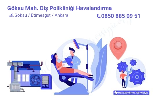 Göksu diş polikliniği havalandırma sistemleri imalat firması iletişim bilgileri