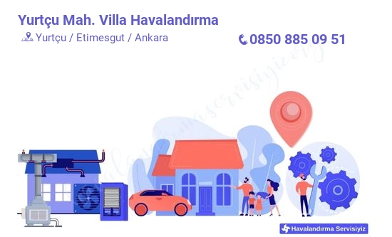 Yurtçu villa havalandırma sistemleri imalat firması iletişim bilgileri