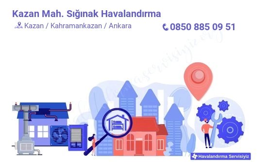 Kazan sığınak havalandırma sistemleri imalat firması iletişim bilgileri