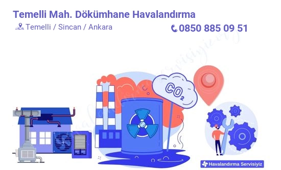 Temelli dökümhane havalandırma sistemleri imalat firması iletişim bilgileri