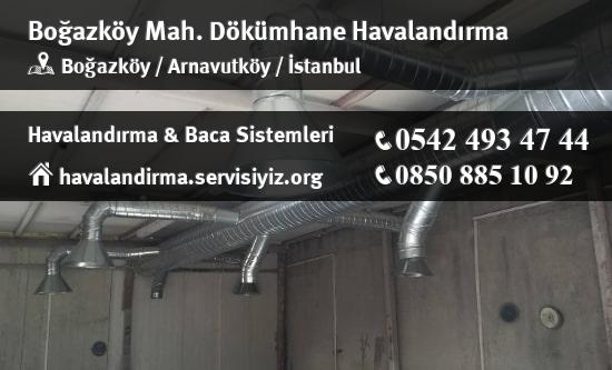 Boğazköy dökümhane havalandırma sistemleri, Boğazköy dökümhane havalandırma imalat, Boğazköy dökümhane havalandırma servisi, Boğazköy dökümhane havalandırma firması