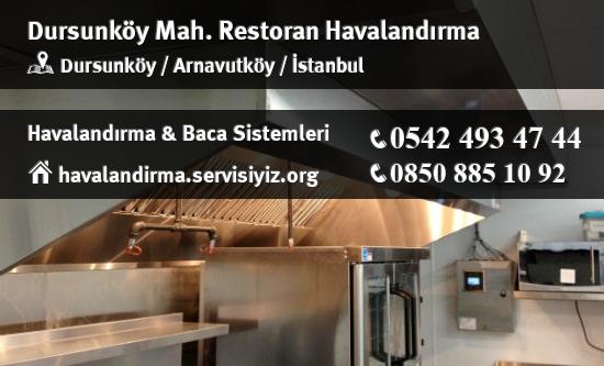 Dursunköy restoran havalandırma sistemleri, Dursunköy restoran havalandırma imalat, Dursunköy restoran havalandırma servisi, Dursunköy restoran havalandırma firması