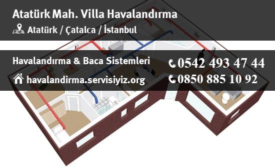 Atatürk villa havalandırma sistemleri, Atatürk villa havalandırma imalat, Atatürk villa havalandırma servisi, Atatürk villa havalandırma firması