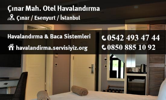 Çınar otel havalandırma sistemleri, Çınar otel havalandırma imalat, Çınar otel havalandırma servisi, Çınar otel havalandırma firması