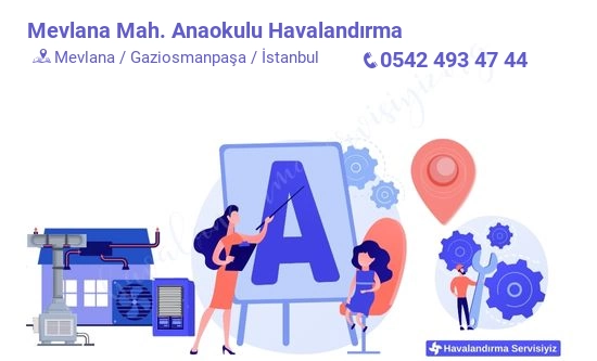 Mevlana anaokulu havalandırma sistemleri imalat firması iletişim bilgileri