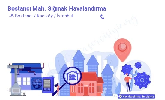 Bostancı sığınak havalandırma sistemleri imalat firması iletişim bilgileri