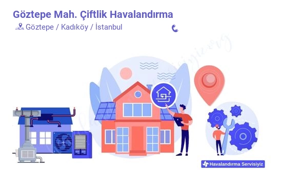 Göztepe çiftlik havalandırma sistemleri imalat firması iletişim bilgileri