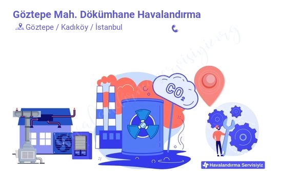 Göztepe dökümhane havalandırma sistemleri imalat firması iletişim bilgileri