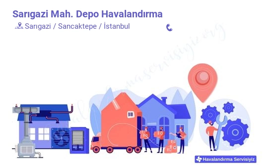 Sarıgazi depo havalandırma sistemleri imalat firması iletişim bilgileri