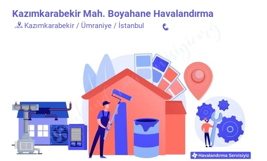 Kazımkarabekir boyahane havalandırma sistemleri imalat firması iletişim bilgileri