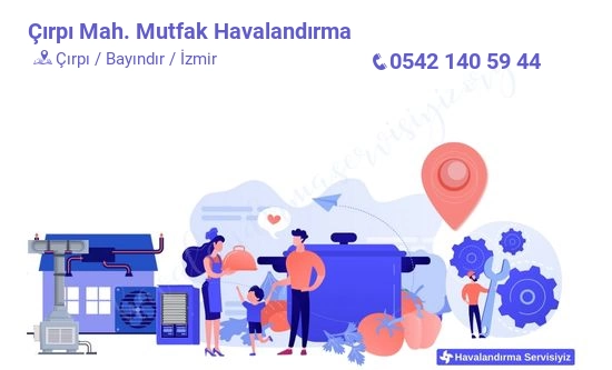 Çırpı mutfak havalandırma sistemleri imalat firması iletişim bilgileri