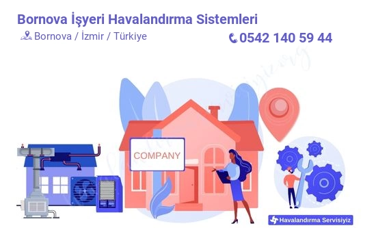 Bornova işyeri havalandırma sistemleri servisi iletişim bilgileri