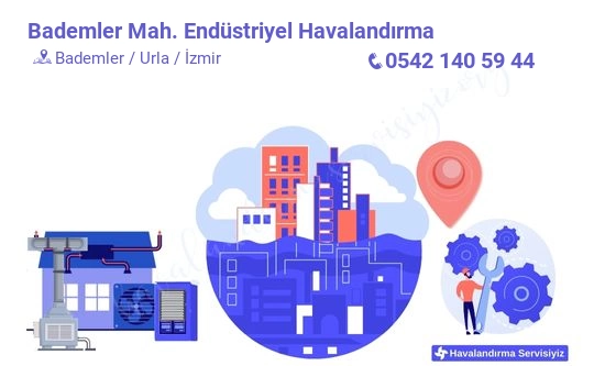 Bademler endüstriyel havalandırma sistemleri imalat firması iletişim bilgileri