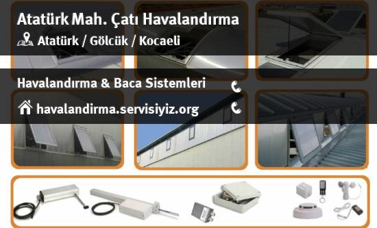 Atatürk çatı havalandırma sistemleri, Atatürk çatı havalandırma imalat, Atatürk çatı havalandırma servisi, Atatürk çatı havalandırma firması