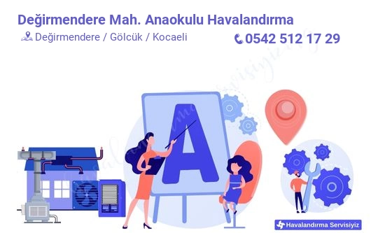 Değirmendere anaokulu havalandırma sistemleri imalat firması iletişim bilgileri