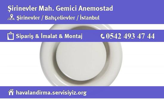 Şirinevler Gemici Anemostad, Şirinevler Gemici Anemostad İmalatçısı, Şirinevler Gemici Anemostad Fiyatları, Şirinevler Gemici Anemostad Satan Yerler