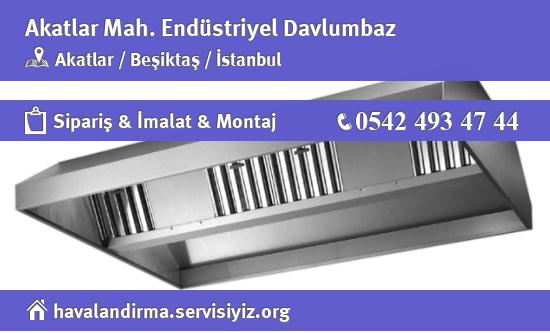 Akatlar Endüstriyel Davlumbaz, Akatlar Endüstriyel Davlumbaz İmalatçısı, Akatlar Endüstriyel Davlumbaz Fiyatları, Akatlar Endüstriyel Davlumbaz Satan Yerler