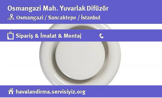 Osmangazi Yuvarlak Difüzör, Osmangazi Yuvarlak Difüzör İmalatçısı, Osmangazi Yuvarlak Difüzör Fiyatları, Osmangazi Yuvarlak Difüzör Satan Yerler