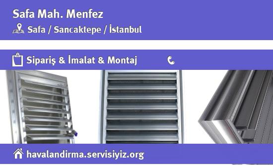 Safa Menfez, Safa Menfez İmalatçısı, Safa Menfez Fiyatları, Safa Menfez Satan Yerler