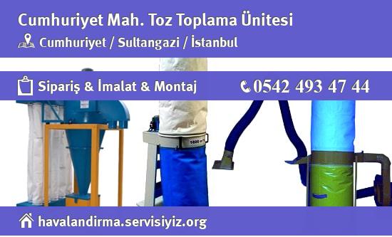 Cumhuriyet Toz Toplama Ünitesi, Cumhuriyet Toz Toplama Ünitesi İmalatçısı, Cumhuriyet Toz Toplama Ünitesi Fiyatları, Cumhuriyet Toz Toplama Ünitesi Satan Yerler